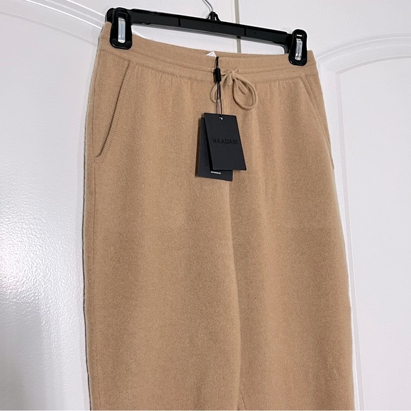 Naadam The Essential Cashmere Sweatpants size XXS in Camel NWT - Picture 7 of 10